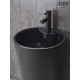 Раковина напольная Gid Nb131bm 81120 черная матовая 40x40x84