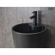 Раковина напольная Gid Nb131bm 81120 черная матовая 40x40x84