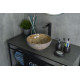 Раковина накладная Gid Mnc489 54437 под камень глянцевая 32x32x14