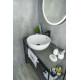 Раковина накладная Gid N9003a 51103 белая 43x43x17.5