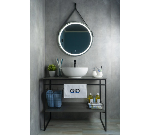 Раковина накладная Gid N9003a 51103 белая 43x43x17.5
