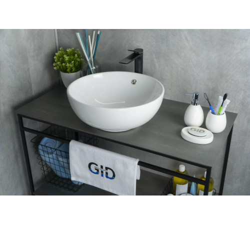 Раковина накладная Gid N9003a 51103 белая 43x43x17.5