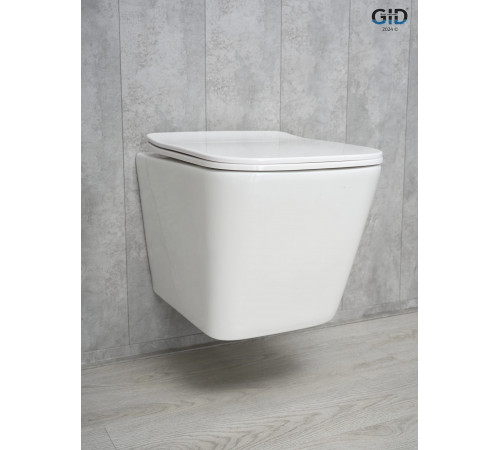 Подвесной унитаз GID Tr2143 62257Y белый 49x34x36