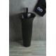 Раковина напольная Gid Nb132bg 81114 под черная  графит 41x41x84