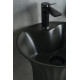 Раковина напольная Gid Nb132bg 81114 под черная  графит 41x41x84