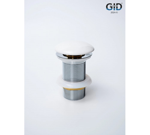 Клапан донный GID без перелива Wh100 71101K белый 7x7x10