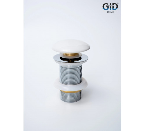 Клапан донный GID без перелива Wh100 71101K белый 7x7x10