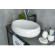 Раковина накладная Gid N9030a 51114 белая 60x41x15