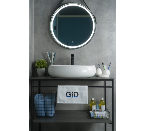 Раковина накладная Gid N9030a 51114 белая 60x41x15