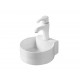 Раковина подвесная Gid N9134 61125 белая 31x29x12