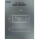Раковина подвесная Gid N9261 61122 белая 38x22x10