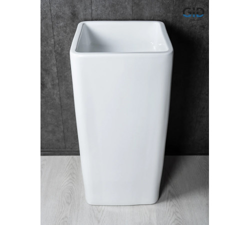 Раковина напольная Gid Nb149 81119 белая 41x41x85