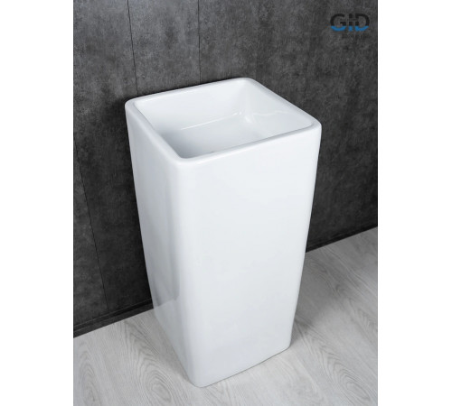 Раковина напольная Gid Nb149 81119 белая 41x41x85