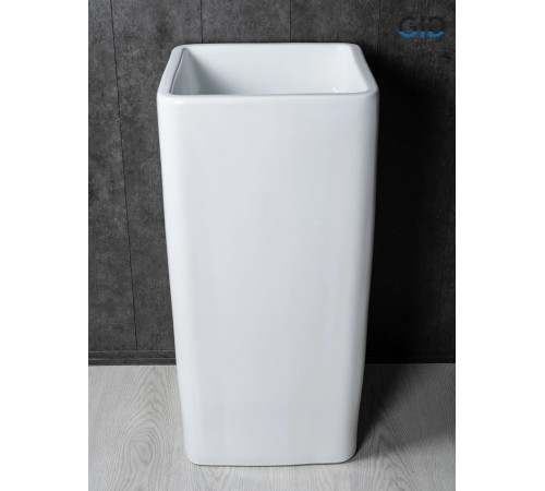 Раковина напольная Gid Nb149 81119 белая 41x41x85