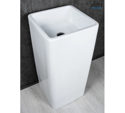 Раковина напольная Gid Nb149 81119 белая 41x41x85