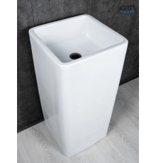 Раковина напольная Gid Nb149 81119 белая 41x41x85