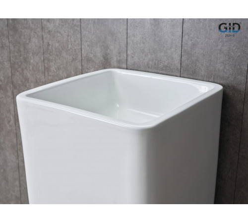 Раковина напольная Gid Nb149 81119 белая 41x41x85