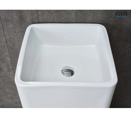 Раковина напольная Gid Nb149 81119 белая 41x41x85