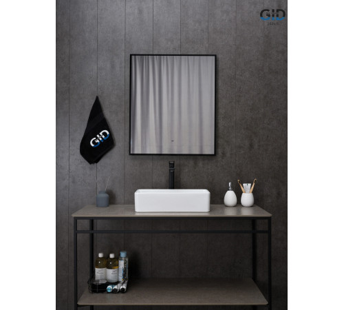 Раковина накладная Gid N1104 51224 белая 46x23x12