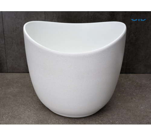 Раковина накладная Gid N9303wg 51221 белый матовый / белый графит 36x36x32