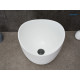 Раковина накладная Gid N9303wg 51221 белый матовый / белый графит 36x36x32