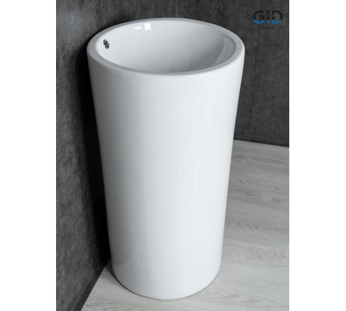 Раковина напольная Gid Nb163 81107 белая 46x46x85