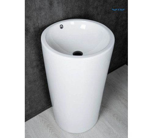 Раковина напольная Gid Nb163 81107 белая 46x46x85