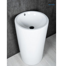 Раковина напольная Gid Nb163 81107 белая 46x46x85