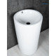 Раковина напольная Gid Nb163 81107 белая 46x46x85
