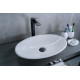 Раковина накладная Gid N9022 51110 белая 50x35x9
