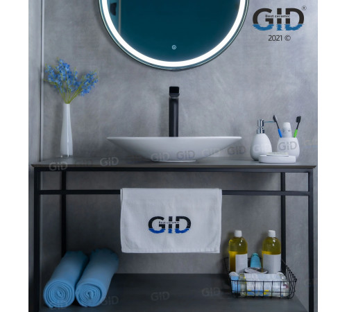 Раковина накладная Gid N9022 51110 белая 50x35x9
