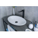 Раковина накладная Gid N9022 51110 белая 50x35x9