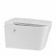 Унитаз подвесной Abber Rechteck AC1202P белый с импульсным смывом с инсталляцией AC0101P
