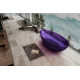Ванна Abber прозрачная Kristall AT9702Amethyst фиолетовая