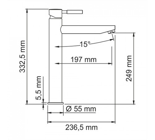 Смеситель для раковины WasserKRAFT Main 4103H