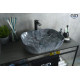 Раковина накладная Gid K397G124 54401 под камень глянцевая 50x40x14