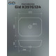 Раковина накладная Gid K397G124 54401 под камень глянцевая 50x40x14