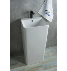 Раковина напольная Gid Nb148 81117 белая 42x41x86