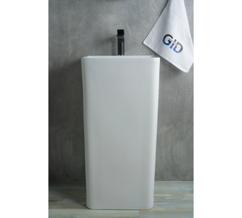 Раковина напольная Gid Nb148 81117 белая 42x41x86