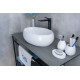 Раковина накладная Gid N9030b 51115 белая 48x34x15