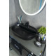Раковина накладная Gid Bm1346 53345 черная матовая 61x41x14