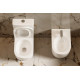 Унитаз моноблок ABBER Bequem AC1133T белый, безободковый, смыв торнадо