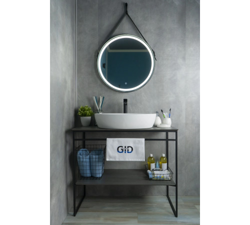 Раковина накладная Gid N9433 51148 белая 61x41x14.5
