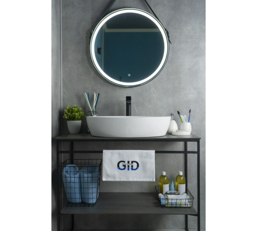 Раковина накладная Gid N9433 51148 белая 61x41x14.5