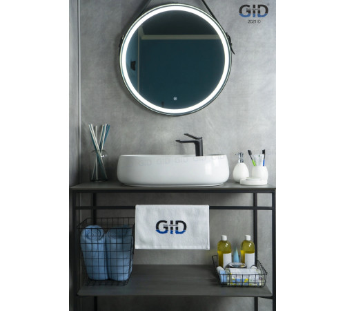 Раковина накладная Gid N9048 51185 белая 59x46x15