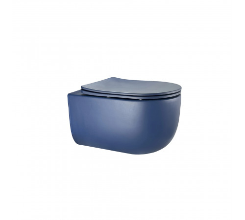 Подвесной унитаз GID Tornado Tr2133TF-BUM 62301Y синий матовый 49x36x34