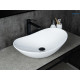 Раковина накладная Gid N9811 51175 белая 61x37x15