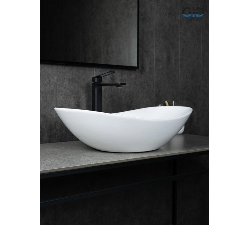 Раковина накладная Gid N9811 51175 белая 61x37x15