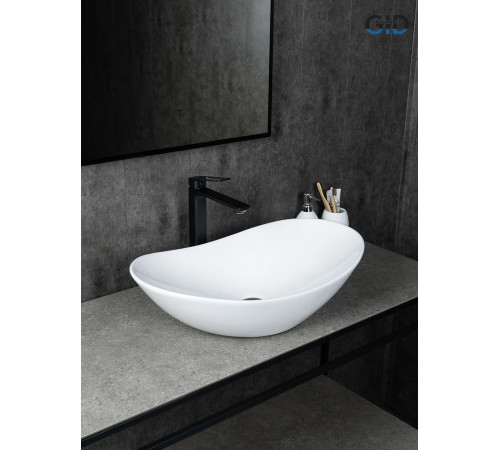 Раковина накладная Gid N9811 51175 белая 61x37x15