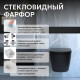 Подвесной унитаз ABBER Bequem AC1103MB черный матовый, безободковый